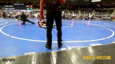 130 lbs Final - Alex Leon, Cory Clark Wrestling vs Ozzy Elliott, The Glasgow Wrestling Academy