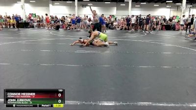 150 lbs Round 3 (4 Team) - Connor Messner, Moser`s Mat Monsters vs John Jurkovic, Headhunters Black