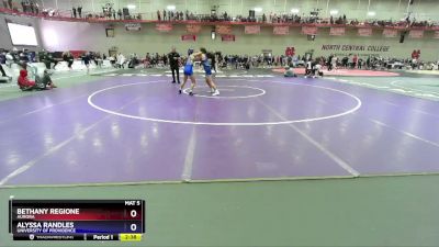 124 A Champ. Round 2 - Bethany Regione, Aurora vs Alyssa Randles, University Of Providence