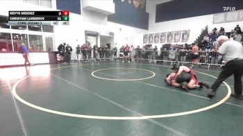 157 lbs Cons. Round 3 - Kevyn Mendez, Santa Ana vs Christian Landeros, Bishop Alemany