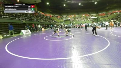 146 lbs Consi Of 16 #1 - Fernando Ortiz, Central vs Michael Nava, Stockdale