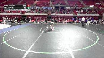 105 lbs Round 5 - 1st, 3rd, 5th, And 7th - Noah Kovach, Azle vs Scarlet Hillis, Melissa