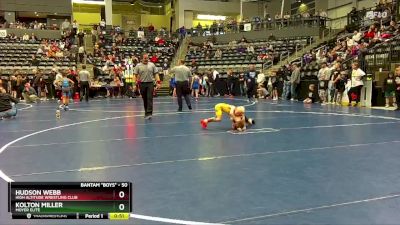 50 lbs Cons. Round 5 - Kolton Miller, Moyer Elite vs Hudson Webb, High Altitude Wrestling Club