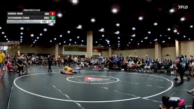 132 lbs Quarterfinal - Kenidi Nine, Big Money Movin vs Catherine Chen, United Wrestling Of Katy