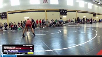 182 lbs 1st Place Match - Seer Godwise, Perry Meridian Wrestling Club vs Vincent Freeman, Midwest Xtreme Wrestling