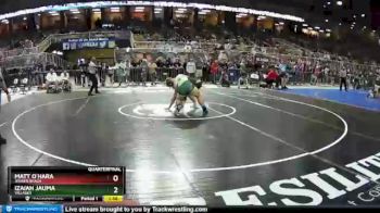 1A 195 lbs Quarterfinal - Matt O`Hara, Jensen Beach vs Izaiah Jauma, Villages