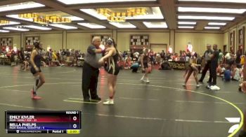 116 lbs Round 1 (6 Team) - Emily Kivler, MGW- Swirly Pop vs Bella Phelps, MGW-Radical Skadattle