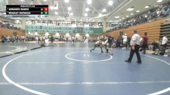 165 lbs Quarterfinal - Bradley Espinoza, Brea Olinda vs Armando Ramos, Green Valley