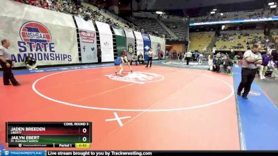 110 Class 2 lbs Cons. Round 3 - Jaden Breeden, Liberty vs Jailyn Ebert, Ft. Zumwalt North