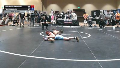 144 lbs Cons. Semis - Anthony Severino, Savage Wrestling Academy vs River Hibler, Apex