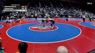 2A-150 lbs Champ. Round 1 - Braxton Mealer, Sonoraville vs Keigan Duke, Cook