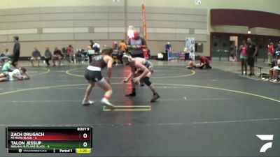 117 lbs Finals (8 Team) - Talon Jessup, Indiana Outlaws Black vs Zach Drugach, Mi Mafia Black