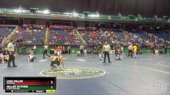 2A 113 lbs Champ. Round 1 - Josh Miller, Seaforth vs Keller Guthrie, Ayden-Grifton