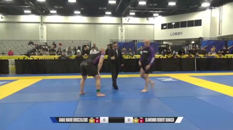 Slawomir Robert Banach vs Janae Marie Kroczaleski 2024 World IBJJF Jiu-Jitsu No-Gi Championship