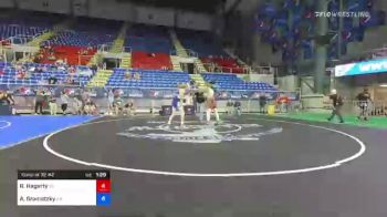 160 lbs Consi Of 32 #2 - Robert Hagerty, Wisconsin vs Adam Gromatzky, Georgia