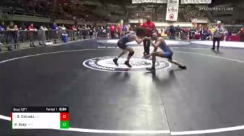 132 lbs Cons. Round 2 - Santos Estrada, California vs Brian Baez, Topanga PAL Wrestling