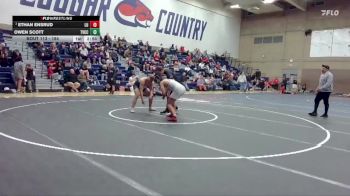 184 lbs Cons. Round 1 - Ethan Ensrud, Linfield University vs Owen Scott, Treasure Valley CC