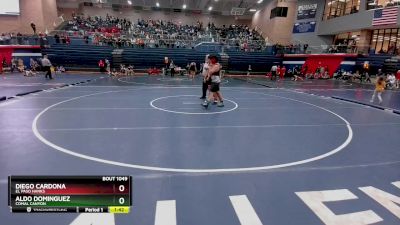 215 lbs Cons. Round 3 - Aldo Dominguez, Comal Canyon vs Diego Cardona, El Paso Hanks