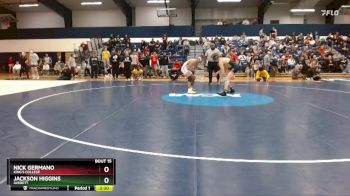 141 lbs Champ. Round 1 - Nick Germano, King`s College vs Jackson Higgins, Averett