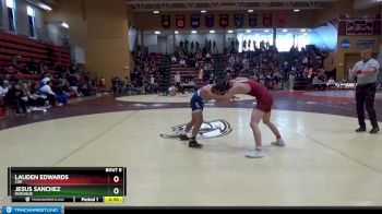 141 lbs Champ. Round 1 - Jesus Sanchez, Dubuque vs Lauden Edwards, Coe