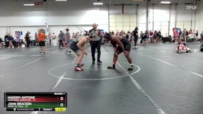 215 lbs Round 7 (8 Team) - Hakeem Antoine, Warhawks Wrestling vs John Bracken, Prime WC Gold