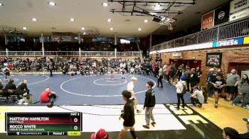 113 lbs Cons. Round 7 - Rocco White, Coeur D`Alene High School vs Matthew Hamilton, Post Falls