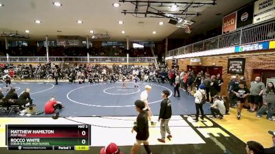 113 lbs Cons. Round 7 - Rocco White, Coeur D`Alene High School vs Matthew Hamilton, Post Falls