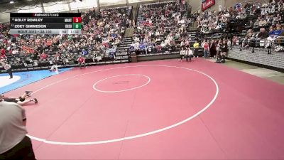 3A 130 lbs Champ. Round 1 - Zoey Gimmeson, South Summit vs Holly Rowley, Manti