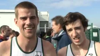 Patterson Wilhelm and Lewis Woodard of the 5th Place William & Mary Tribe 2009 NCAA XC Championships