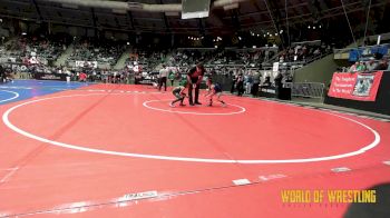 47 lbs Quarterfinal - Charly Beard, Kansas Young Guns vs Tyanna Evans, Orchard South WC