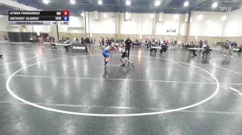 110 lbs Quarterfinal - Ayden Fernandez, Gladiator Wrestling vs Anthony Alonso, Tampa Bay Tigers Wrestling
