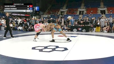 215 lbs Cons. Rd Of 64 - Jacob Purtee, Ohio vs Aaron Thomas, Arkansas