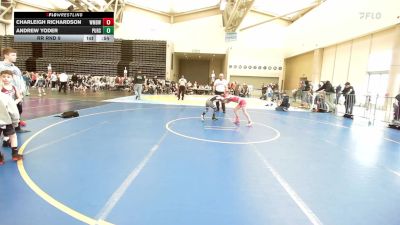 68 lbs Rr Rnd 9 - Charleigh Richardson, Williamstown K3 vs Andrew Yoder, Pursuit Wrestling Academy