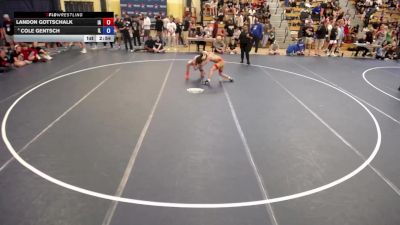 120 lbs Champ. Round 2 - Landon Gottschalk, IA vs Cole Gentsch, IL