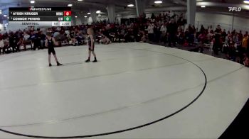 24 lbs Semifinal - Ayden Kruger, Wisner Rec Wrestling Club vs Connor Peters, Gordon/Rushville Jr. Wrestling