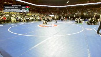 126 Class 2 lbs Cons. Semi - Caden Thompson, Seneca vs Steven Buddemeyer, Owensville