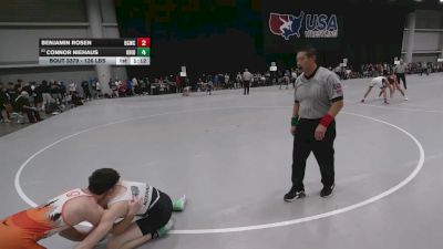 126 lbs Champ. Rd Of 32 - Connor Niehaus, Ohio vs Benjamin Rosen, Big Game Wrestling Club