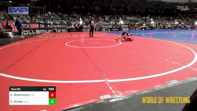 55 lbs Quarterfinal - Koby Waterkotte, King Select vs Owen Slinker, Sebolt Wrestling Academy