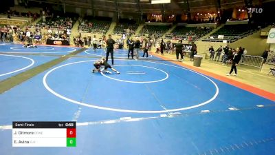 46 lbs Semifinal - Jaxon Ditmore, Dark Cloud Wrestling Club vs Elias Avina, Elk Grove Wrestling Academy