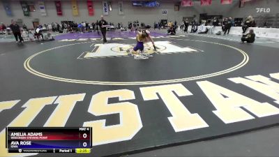 124 A Cons. Round 1 - Ava Rose, Iowa vs Amelia Adams, Wisconsin-Stevens Point