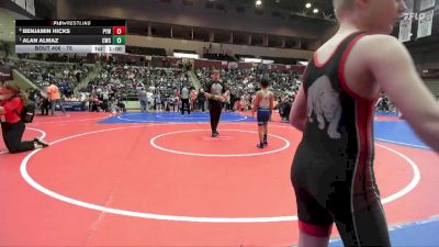 75 lbs Quarterfinal - Alan Almaz, Conway Wrestling Club vs Benjamin Hicks, Panther Youth Wrestling-CPR