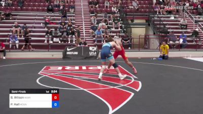 74 kg Semifinal - Bubba Wilson, Nebraska WTC vs Peyton Hall, Mountaineer WC