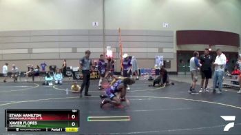 101 lbs Quarterfinals (8 Team) - Xavier Flores, Copperheads vs Ethan Hamilton, Untouchables Purple