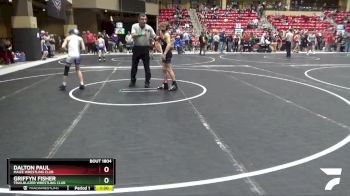 90 lbs Champ. Round 1 - Dalton Paul, Maize Wrestling Club vs Griffyn Fisher, Trailblazer Wrestling Club