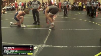 200 lbs Quarterfinals (8 Team) - Brock Goodman, Mat Assassins vs Trent Levash, Frost Gang