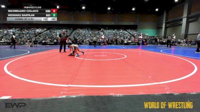 40 lbs Consi Of 8 #2 - Maximiliano Collaco, Red Star Wrestling Academy vs Hoohaku Bantilan, Nakamura Wrestling