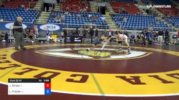 113 lbs Cons 32 #1 - Joseph Airola, Colorado vs Logan Frazier, Indiana