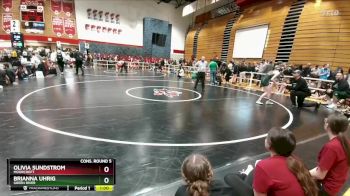 110 lbs Cons. Round 5 - Olivia Sundstrom, Moorcroft vs Brianna Uhrig, Green River