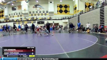 77 lbs Cons. Semi - Lou Keneson, Bulldog Premier Wrestling Club vs Eddie Tomlinson, Central Indiana Academy Of Wrestling