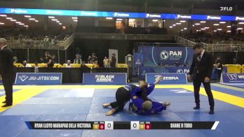Shane R Toro vs Ryan Lloyd Marapao Dela Victoria 2026 Pan Jiu Jitsu IBJJF Championship